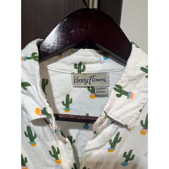 Kenny Flowers Limited Edition Short Sleeve Button Up Shirt‎ - Size M - Picture 2 of 5